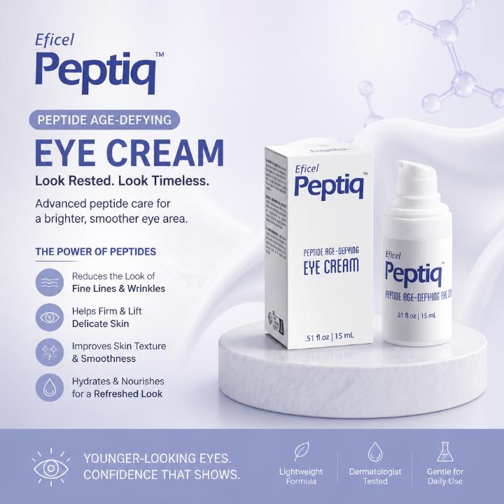 Eficel Peptiq™ Peptide Age-Defying Eye Cream 15mL