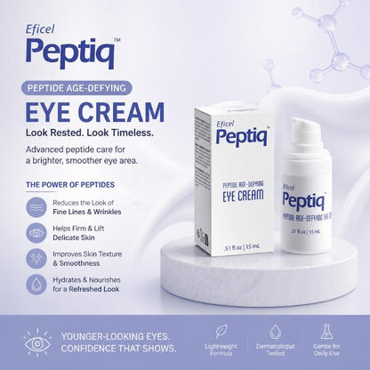 Eficel Peptiq™ Peptide Age-Defying Eye Cream 15mL