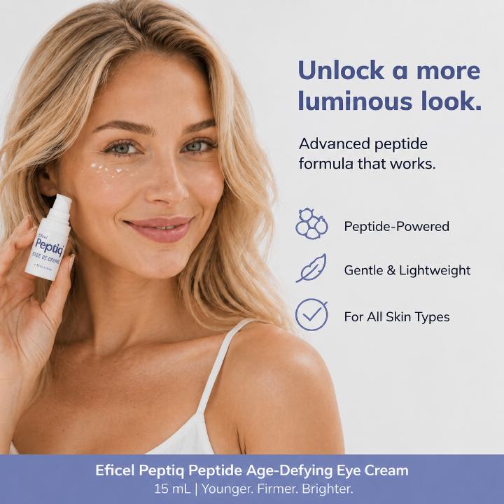 Eficel Peptiq™ Peptide Age-Defying Eye Cream 15mL
