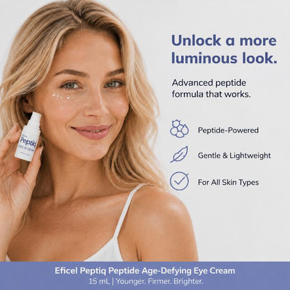 Eficel Peptiq™ Peptide Age-Defying Eye Cream 15mL