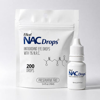 Bioactive Antioxidant Eye Drops NAC Drops - 1% N-Acetyl-Carnosine 10 mL Multi-Dose Bottle