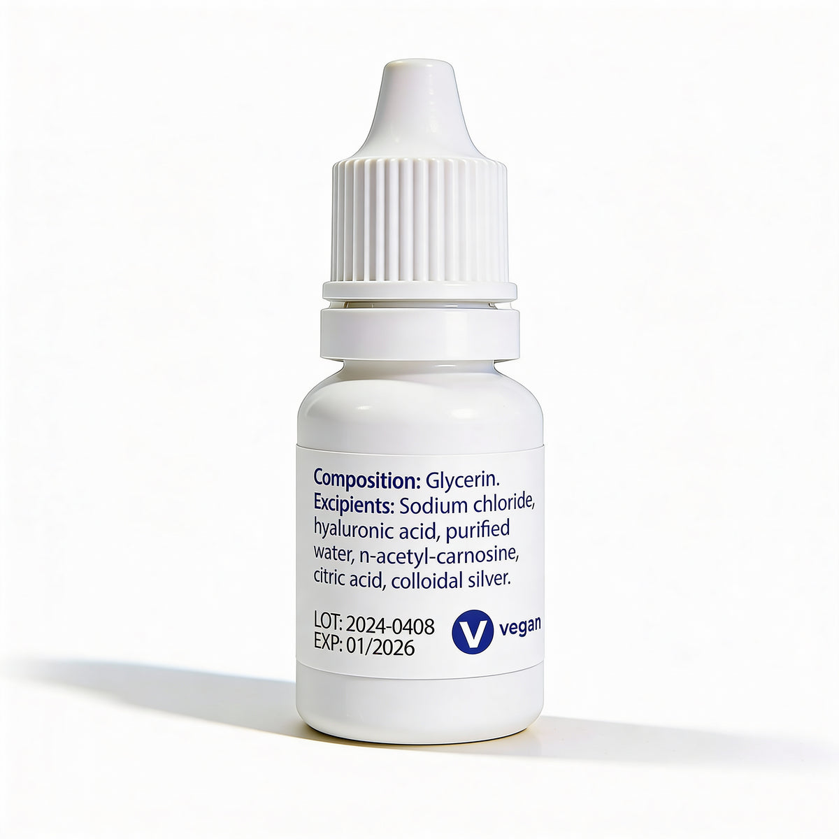 Bioactive Antioxidant Eye Drops NAC Drops - 1% N-Acetyl-Carnosine 10 mL Multi-Dose Bottle