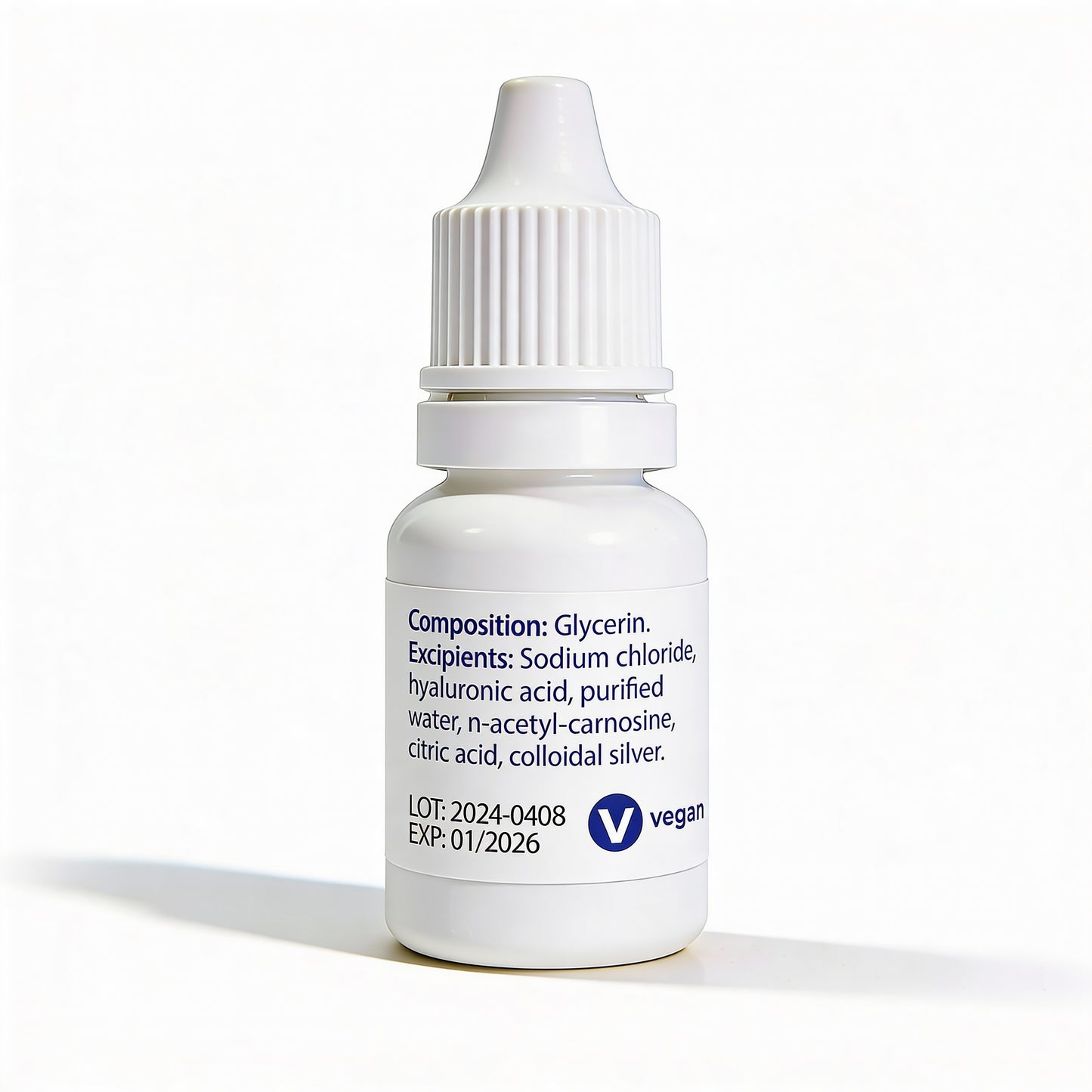 Bioactive Antioxidant Eye Drops NAC Drops - 1% N-Acetyl-Carnosine 10 mL Multi-Dose Bottle