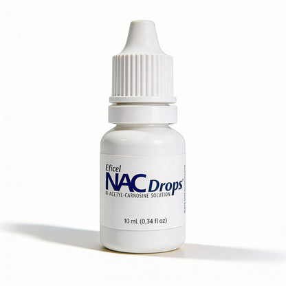 Bioactive Antioxidant Eye Drops NAC Drops - 1% N-Acetyl-Carnosine 10 mL Multi-Dose Bottle