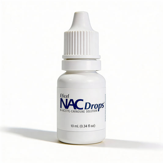 Bioactive Antioxidant Eye Drops NAC Drops - 1% N-Acetyl-Carnosine 10 mL Multi-Dose Bottle