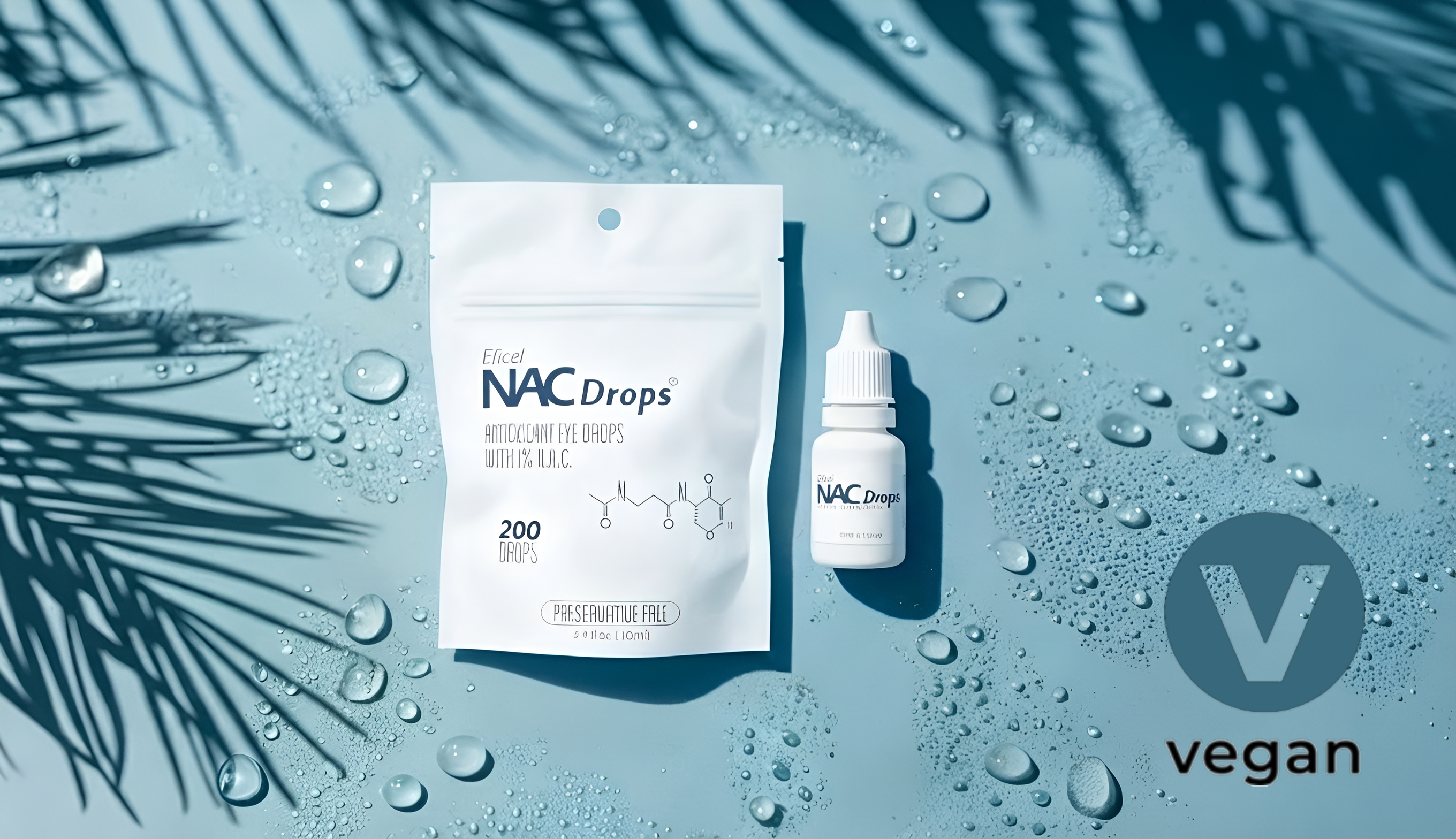 Bioactive Antioxidant Eye Drops NAC Drops - 1% N-Acetyl-Carnosine 10 mL Multi-Dose Bottle